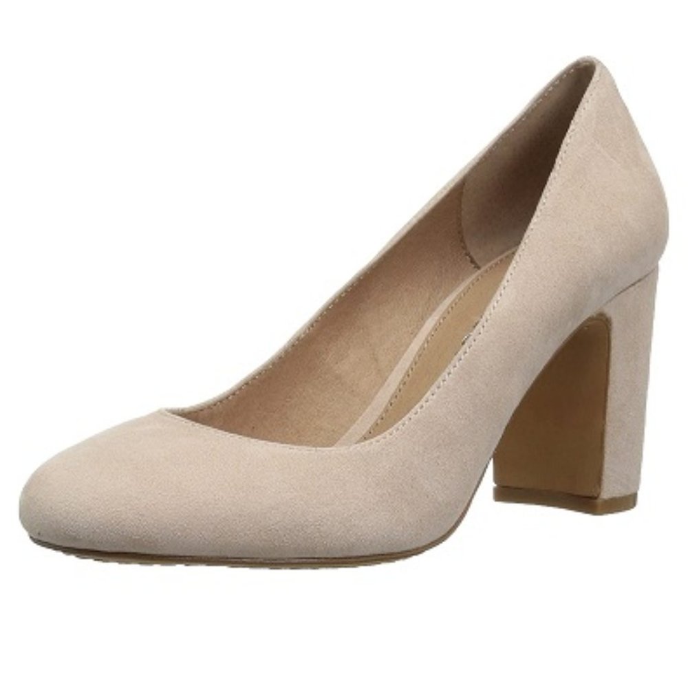 NEW 206 Collective Women's Coyle Round Toe Block Heel Pump-High